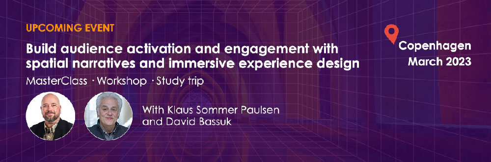 Event banner: Event with David Bassuk and Klaus Sommer Paulsen, Copenhagen, March 2023